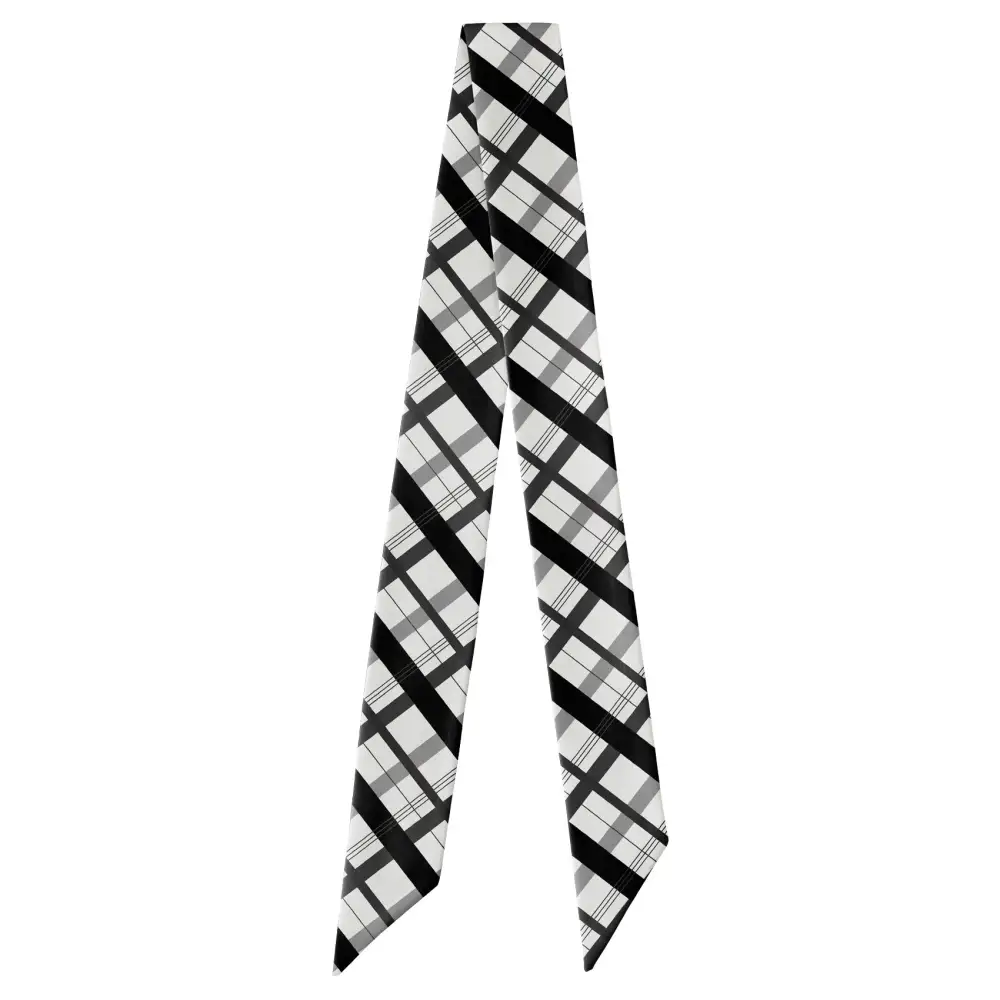 Downing Plaid Pattern Hair Scarf