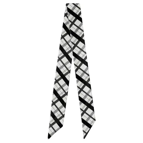 Downing Plaid Pattern Hair Scarf