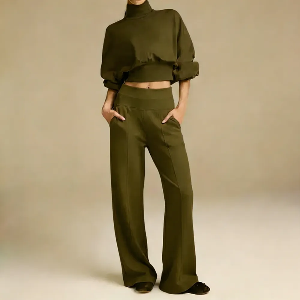 Modal Soft Warm Sweatshirt & Sweatpants Sets