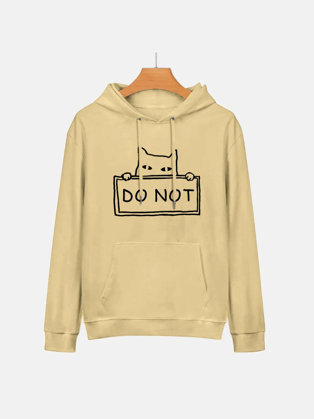 Do Not Pattern Printed Hoodie
