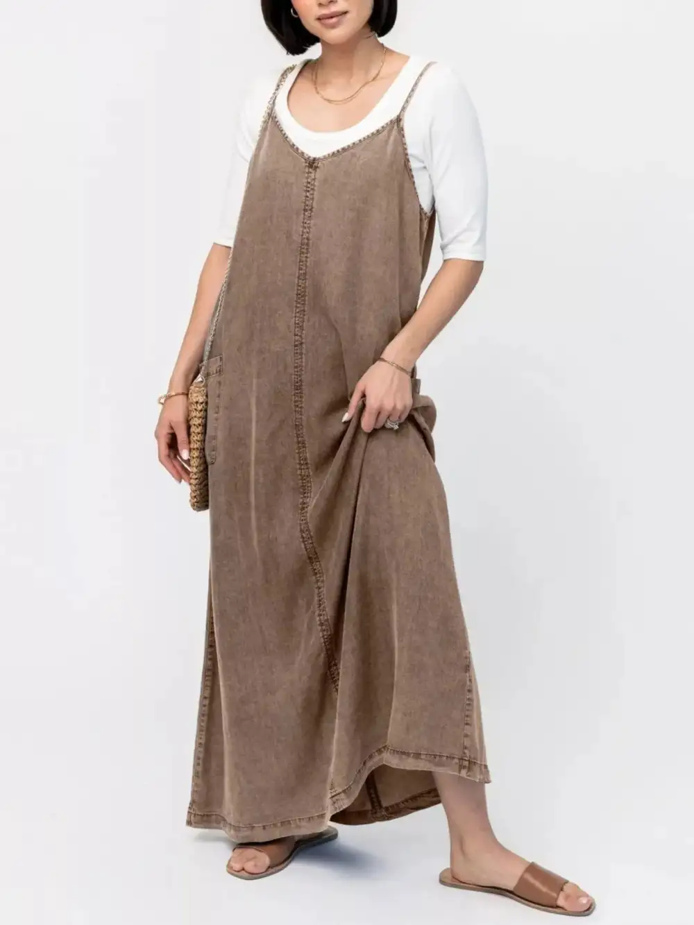 Denim Maxi Dress
