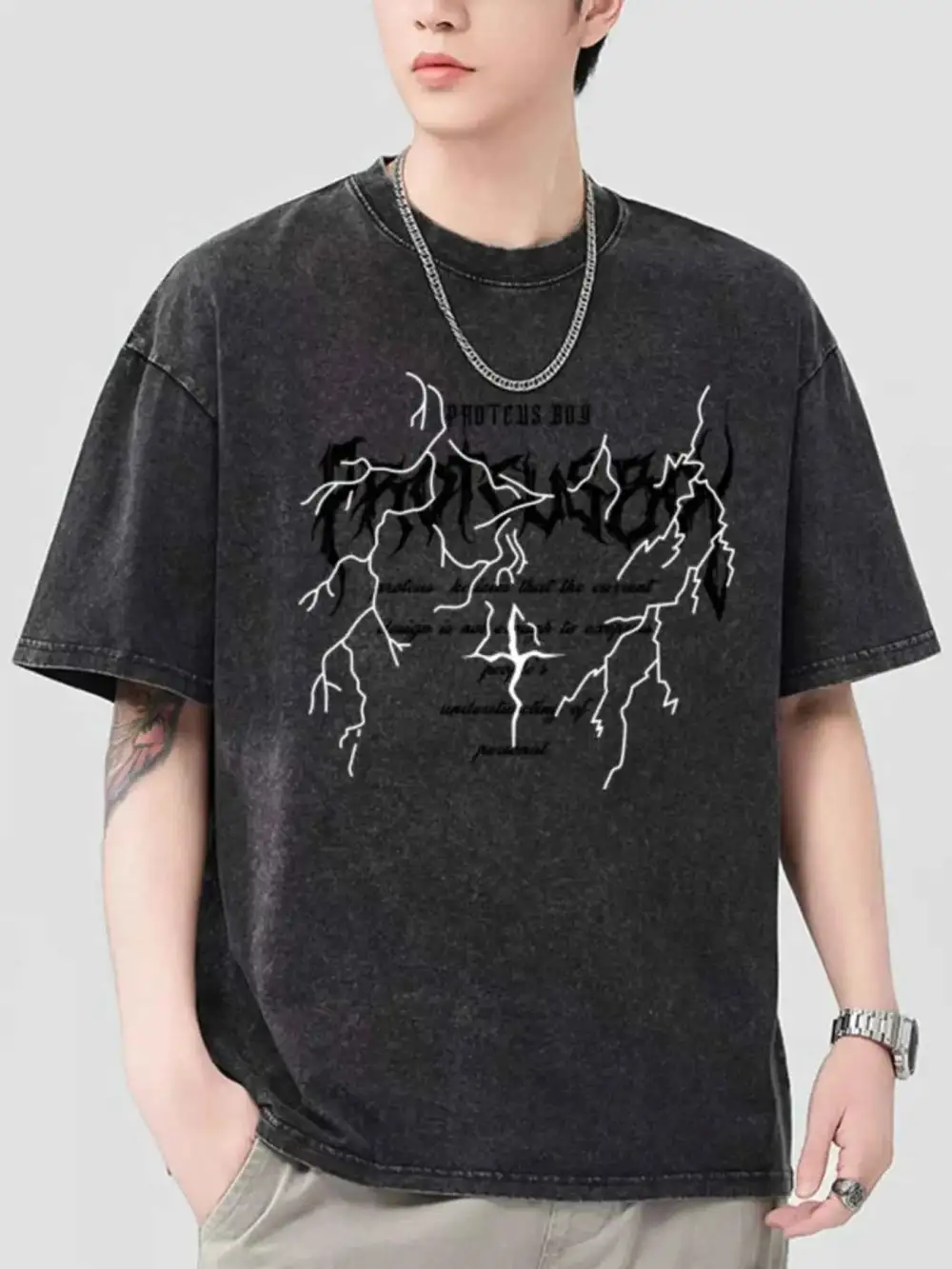 Everyday Graphic Round Neck Short Sleeve T-Shirt