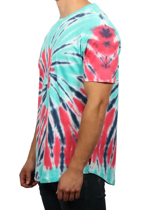 Tie Dye Men's Crew Neck Tee