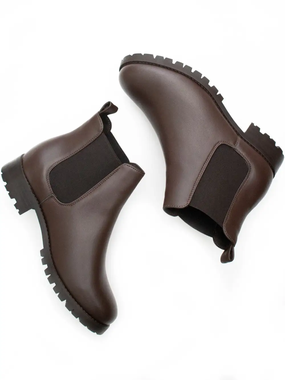 Women's Classic Country Water Resistant Vegan Leather Chelsea Boots