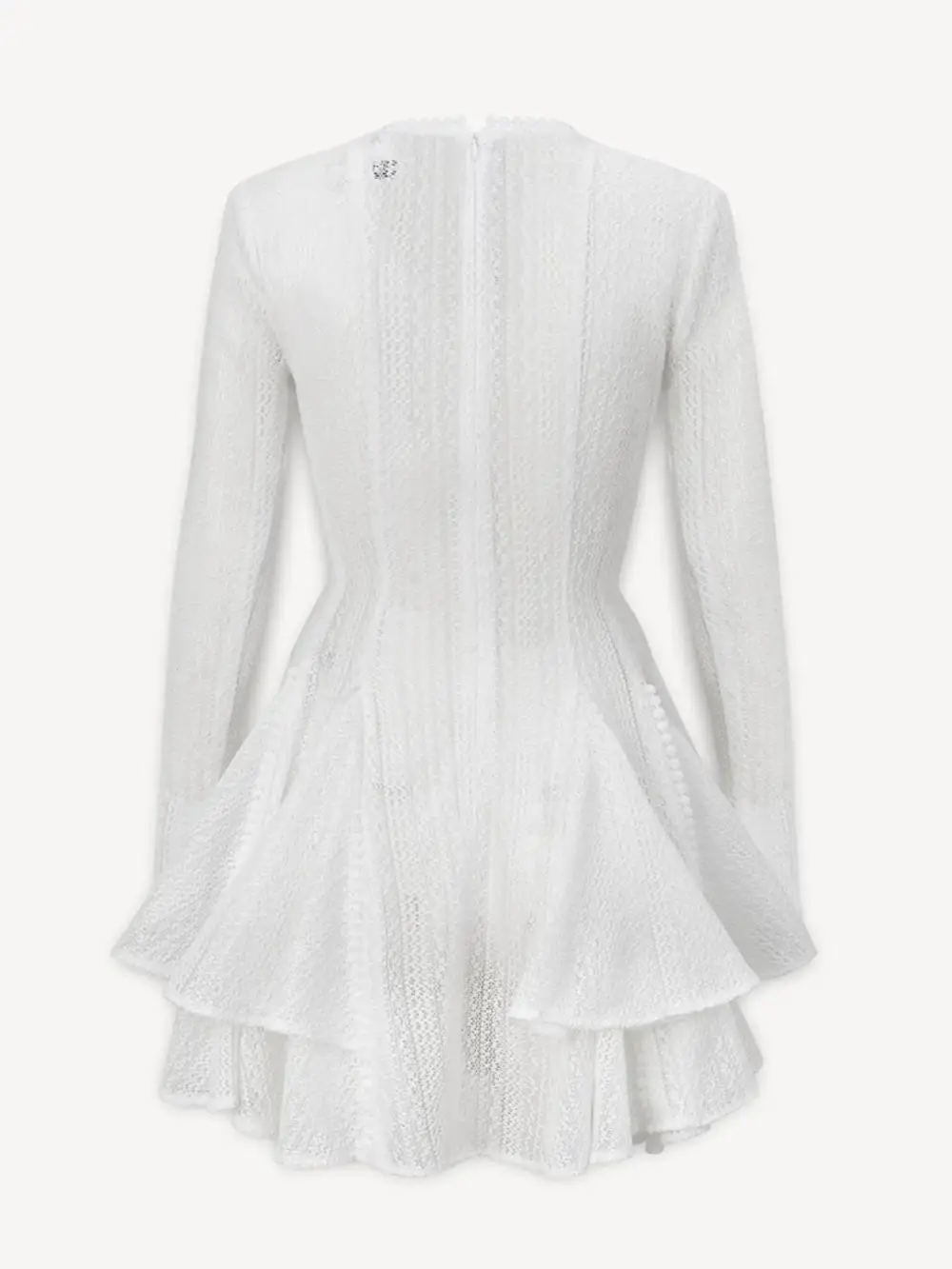 Comfort Fit Round Neck Long Sleeve Dress