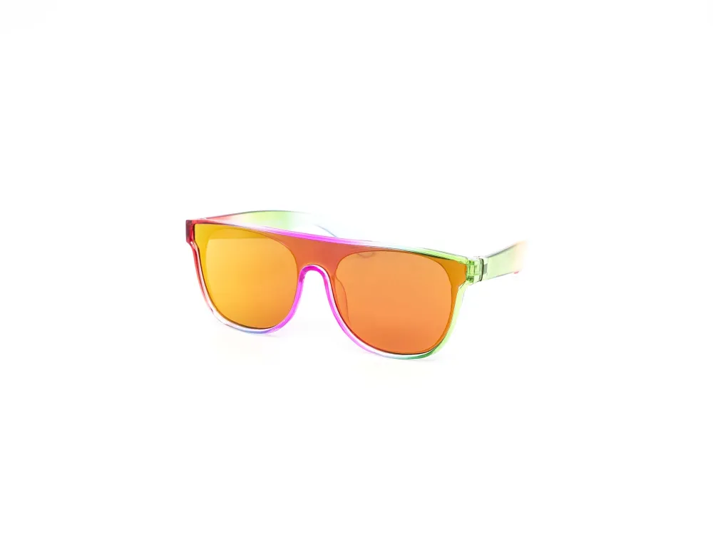 12-Pack Kids Oversized Burnt Mirror Sunglasses