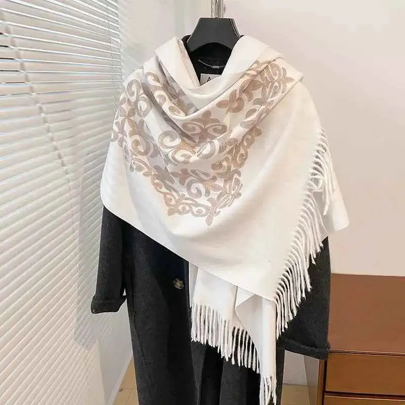 Fringe Warm Scar Scarf