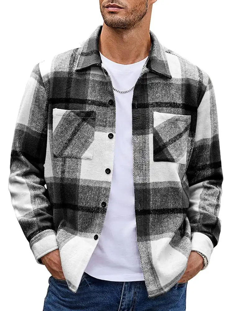 Stylish Comfy Flannel Plaid Shirt