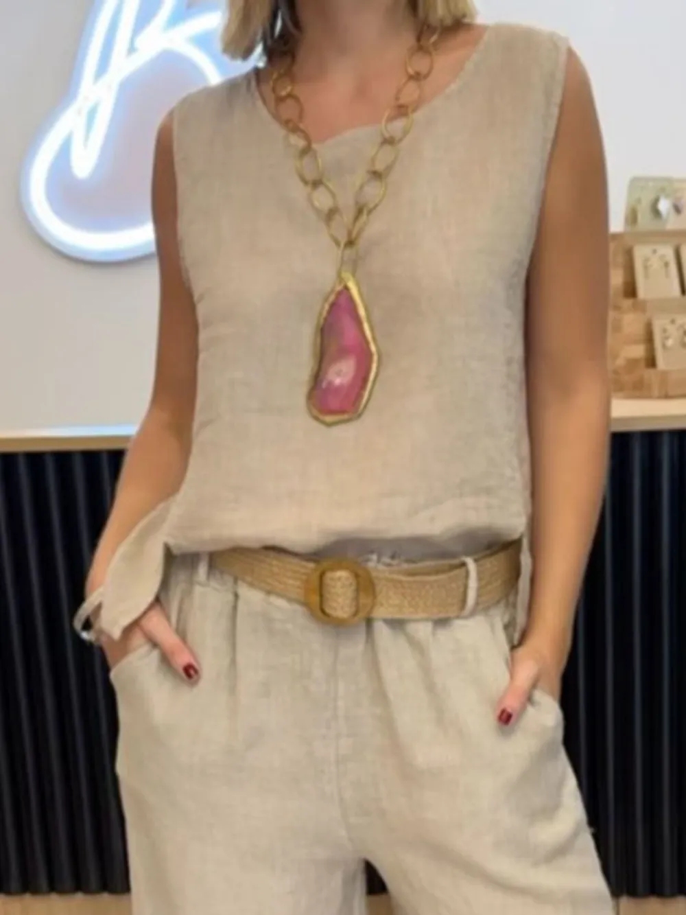 Full Size Round Neck