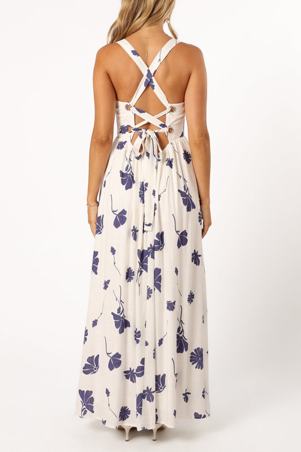 SWEET PRINT STRAP DRESS