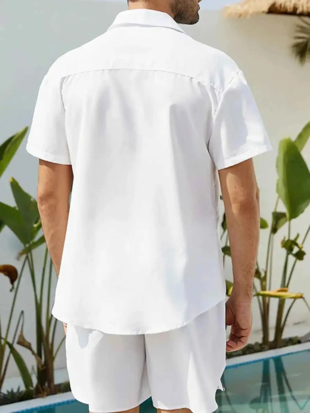 Everyday Button Up Shirt and Shorts Set