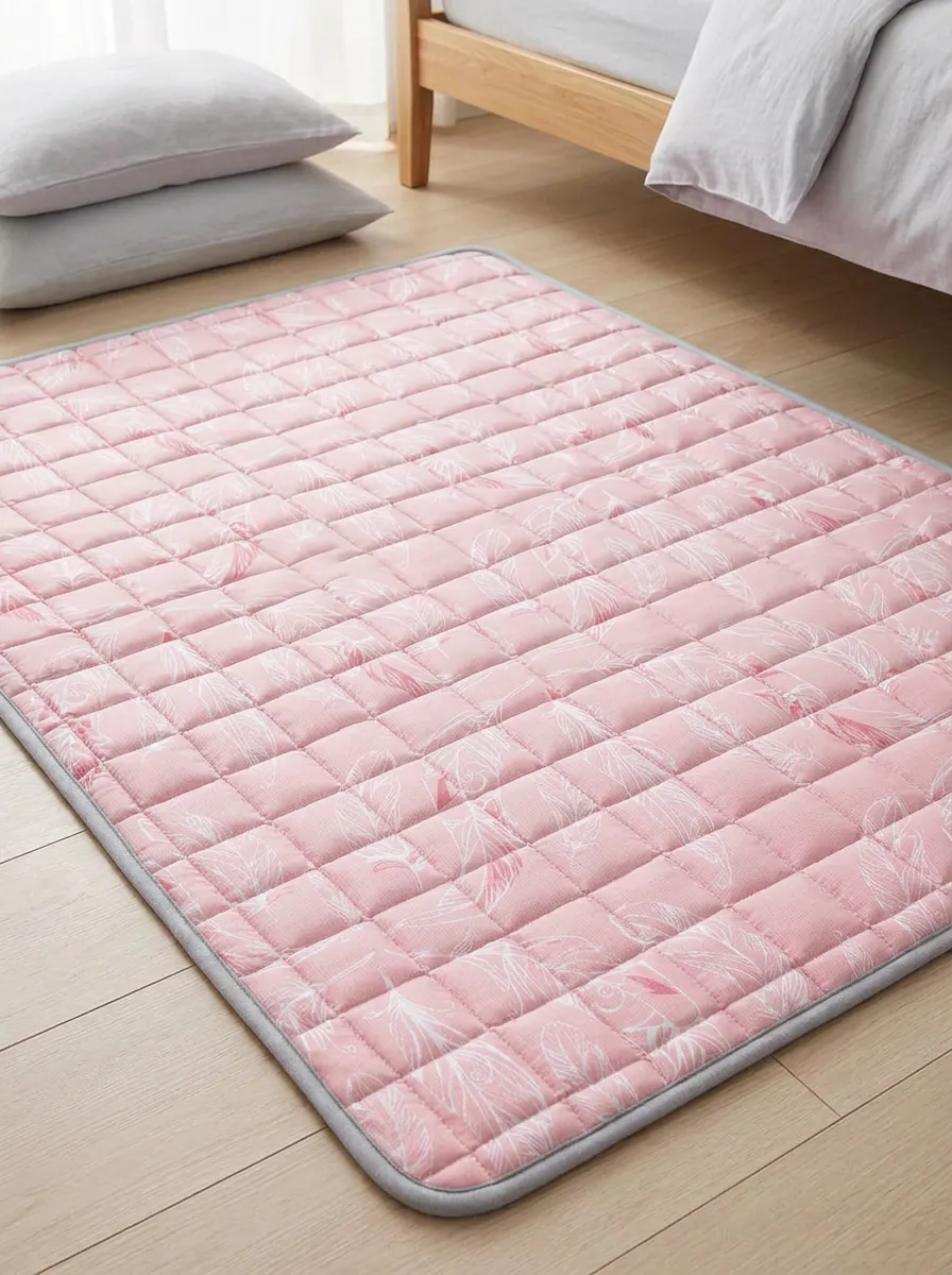 Foldable Summer Cooling Leaf Pattern Pattern Cooling Mat