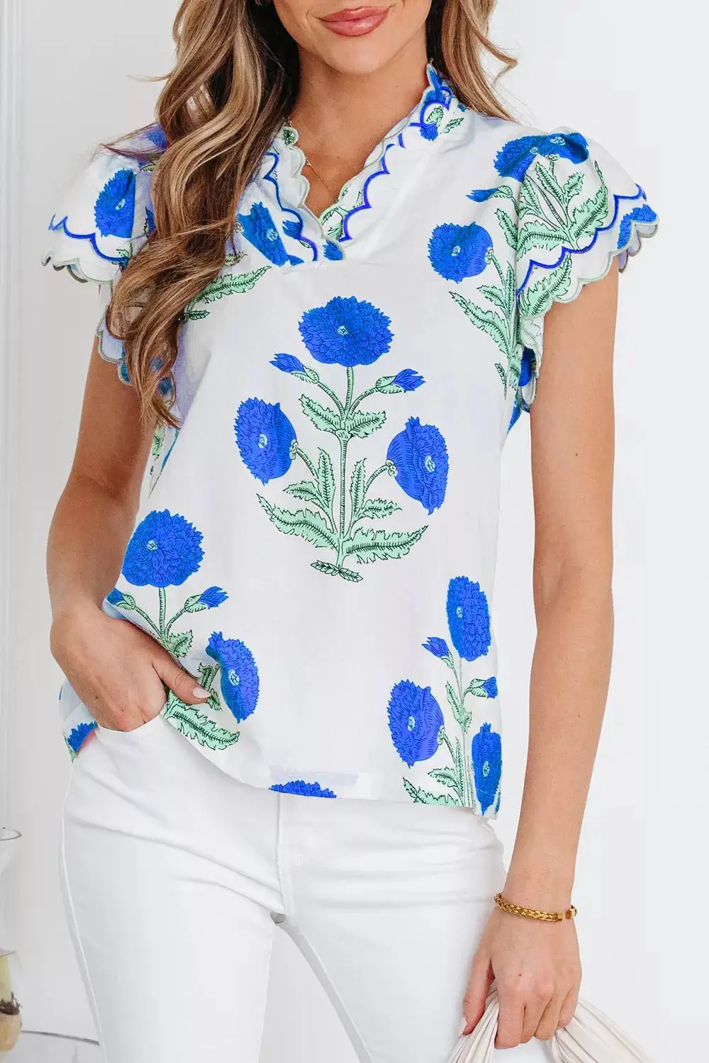 Everyday V-Neck Blouse