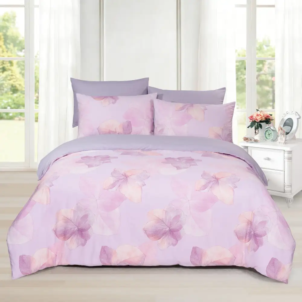 Polished Cotton Printed Complete Bedding Set