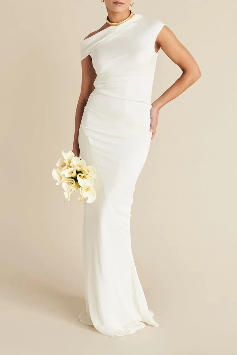 Women's off-shoulder Slim Fit Marguerite Dress