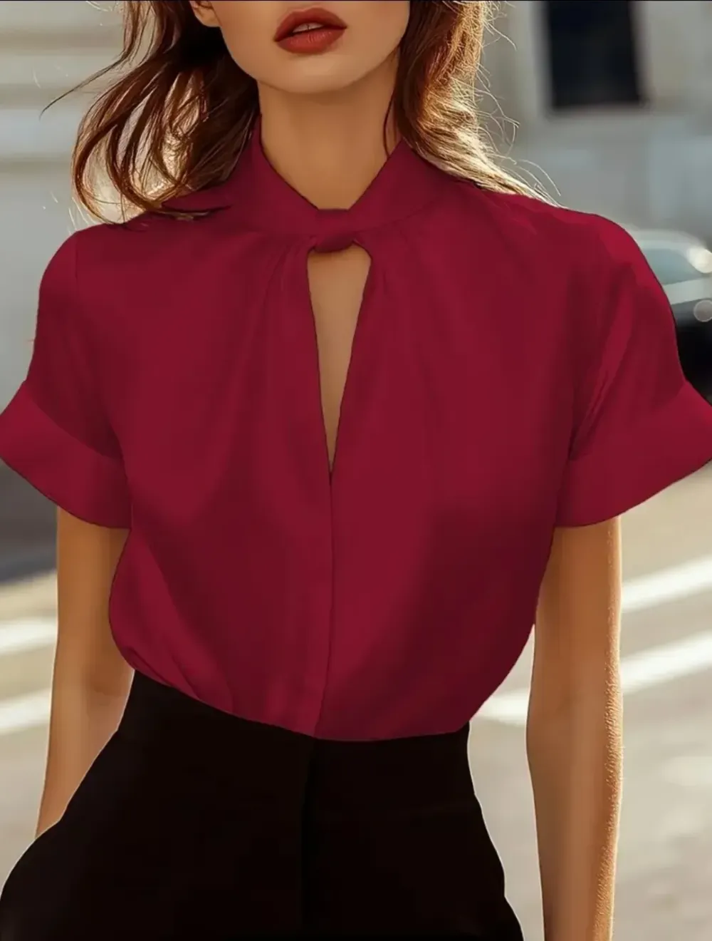 Fashion Shirt Short Sleeve Top