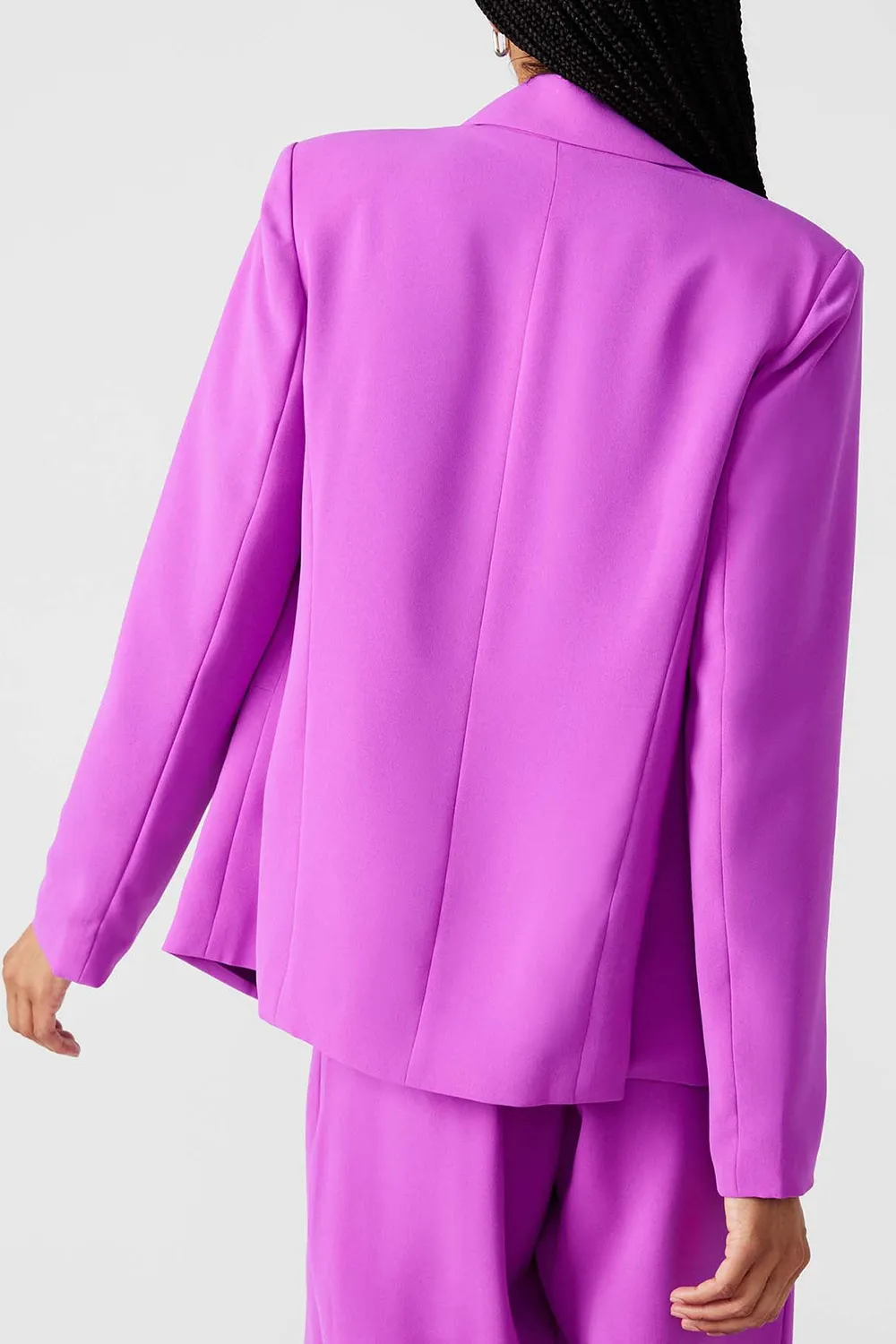 LONG SLEEVE BLAZER RED