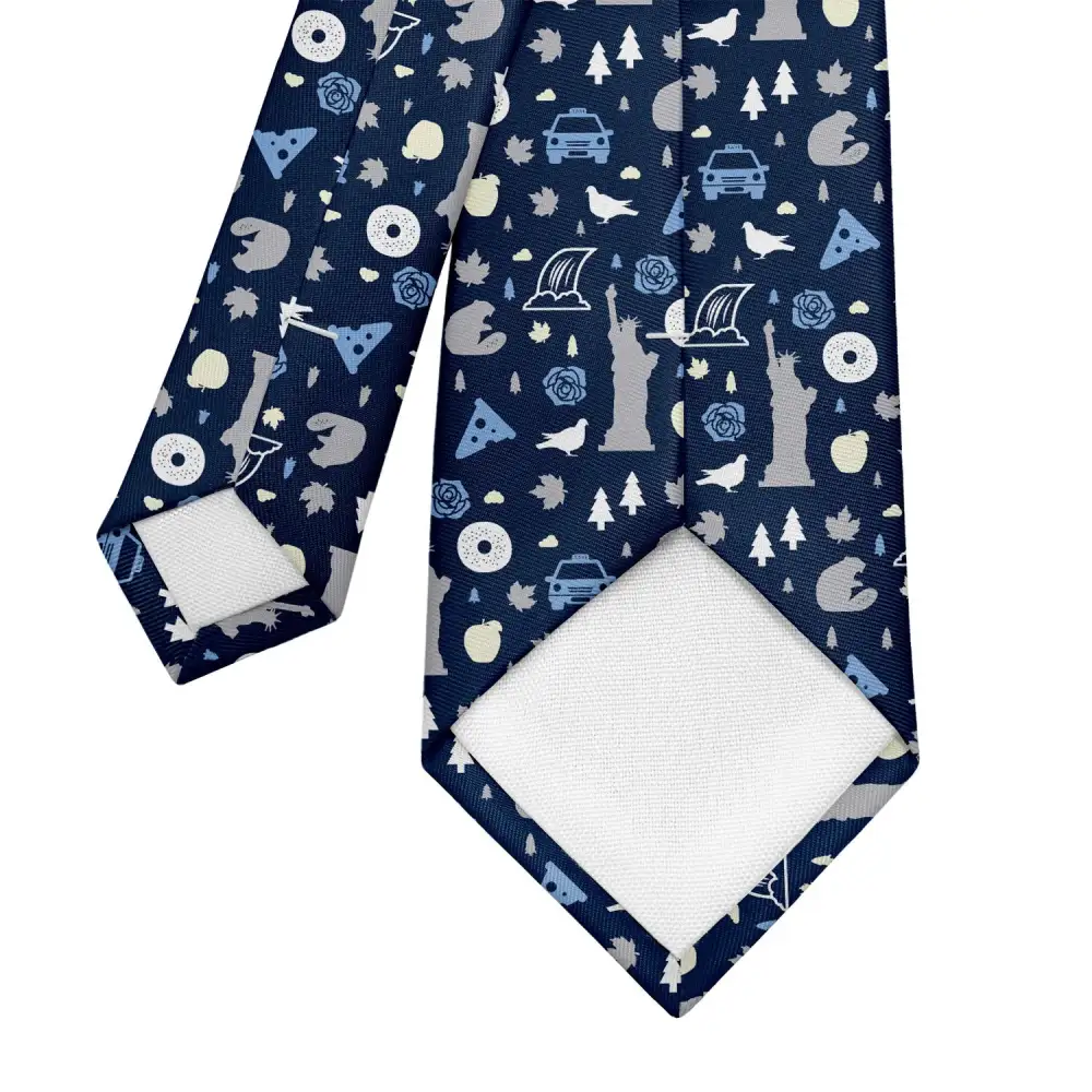 Modern Heritage Emblem Theme Necktie