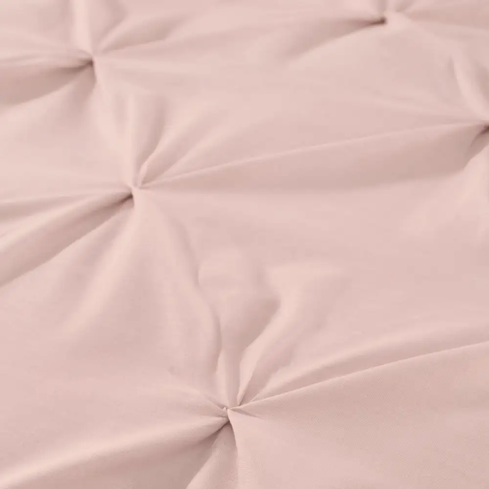 Polished Bedroom Reversible Plain Microfiber Duvet Cover Set
