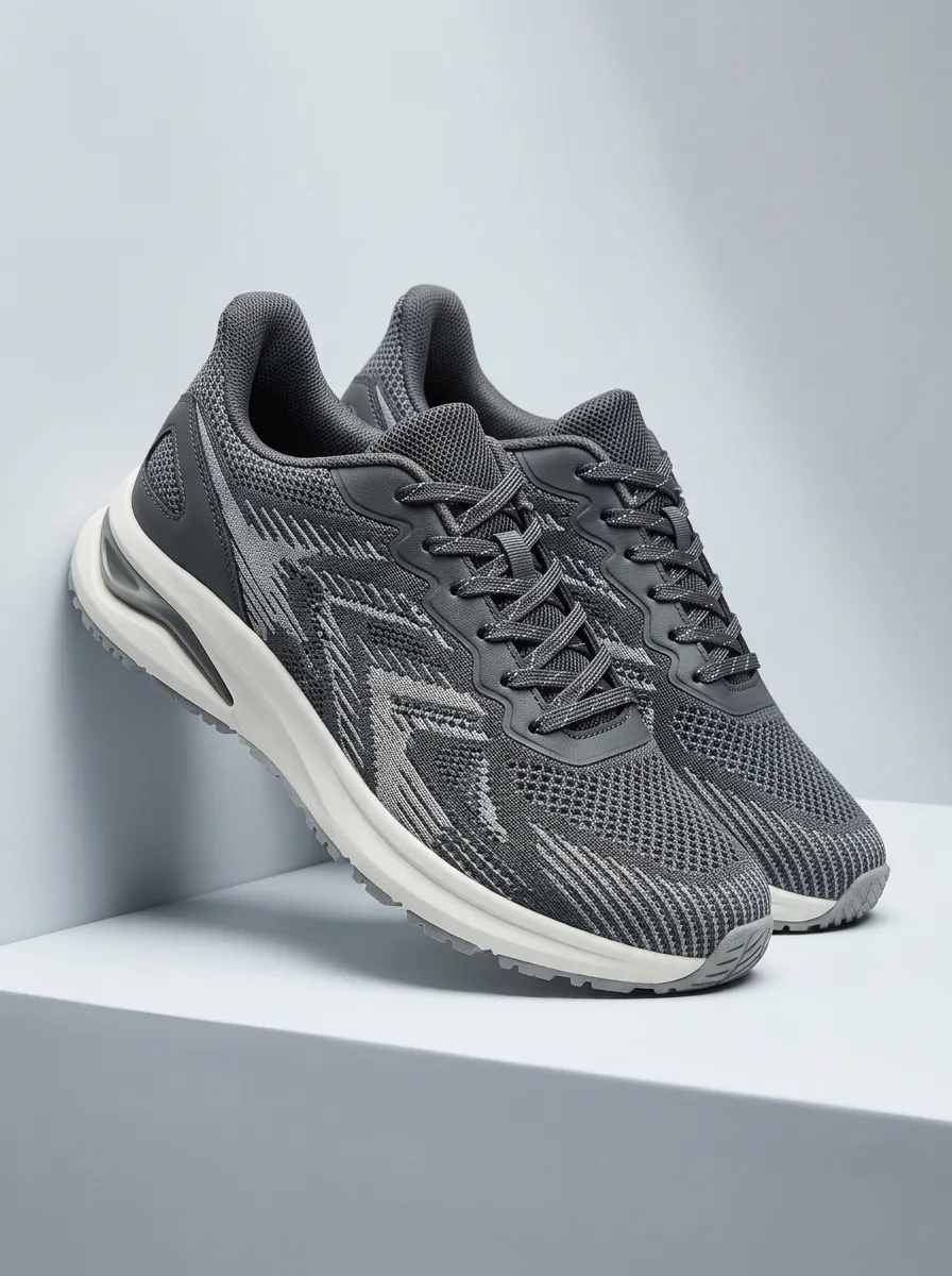 Heritage Geometric Graphic Look Men's Running Shoes