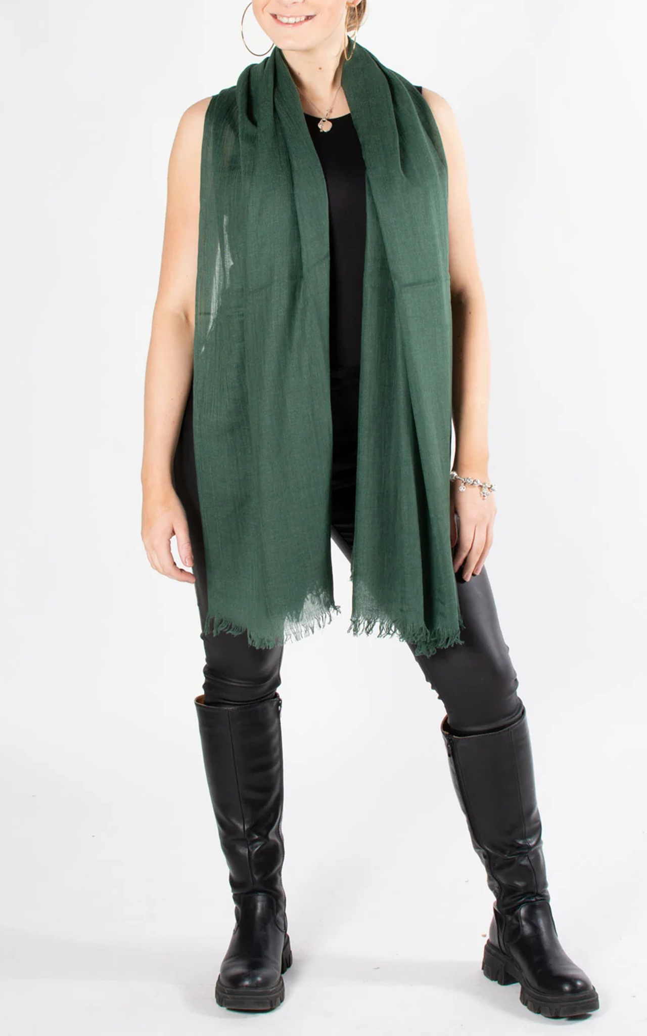 Solid Color Cotton Scarf For All Seasons