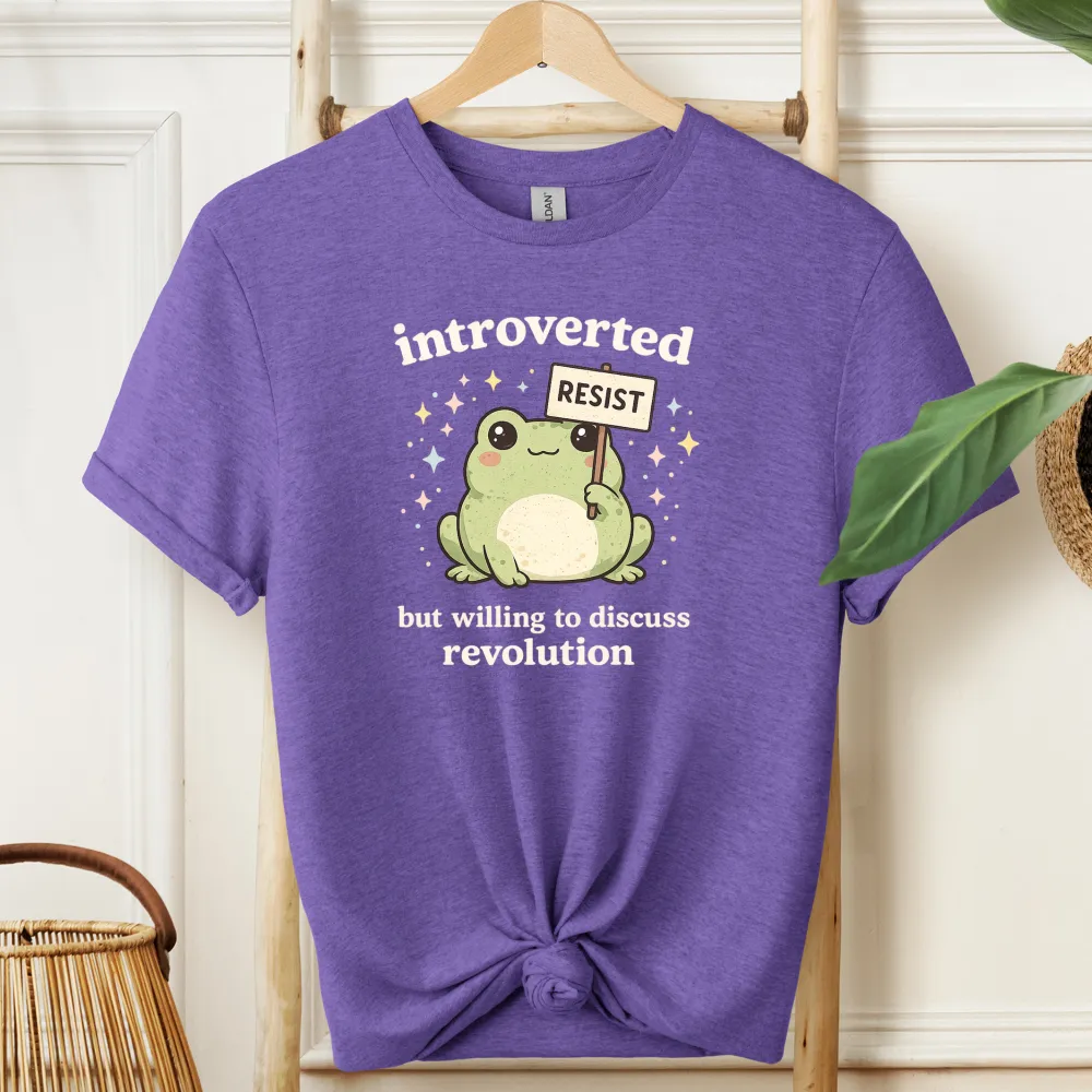 Whimsical Frog Graphic T-Shirt