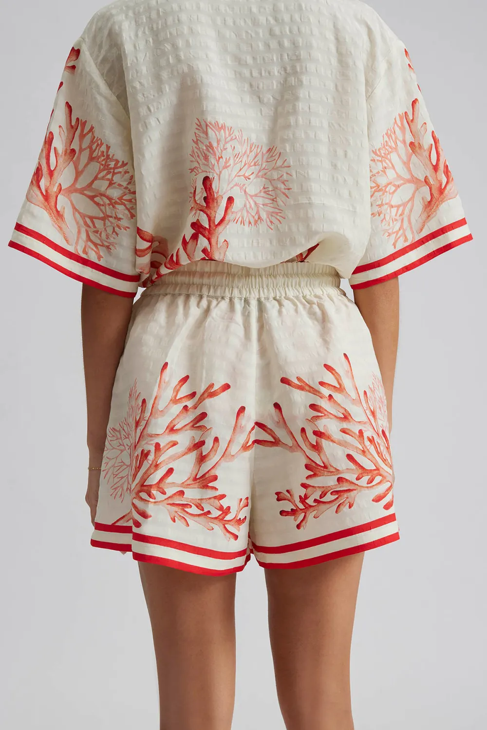 High Rise Drawstring Shorts