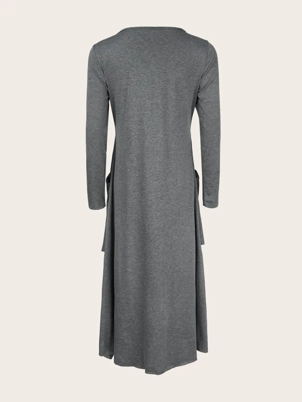 Full Size Heart-Decor Layered Midi Dress Plus Size