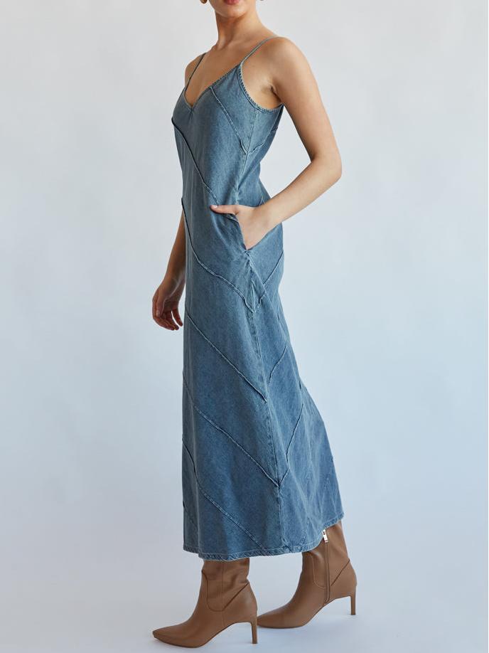 Denim Midi Dress
