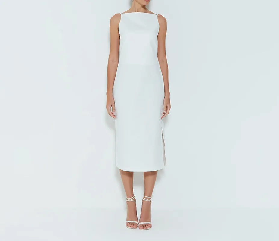 One-Shoulder Midi Dress