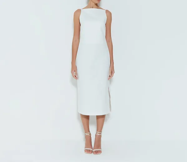 One-Shoulder Midi Dress