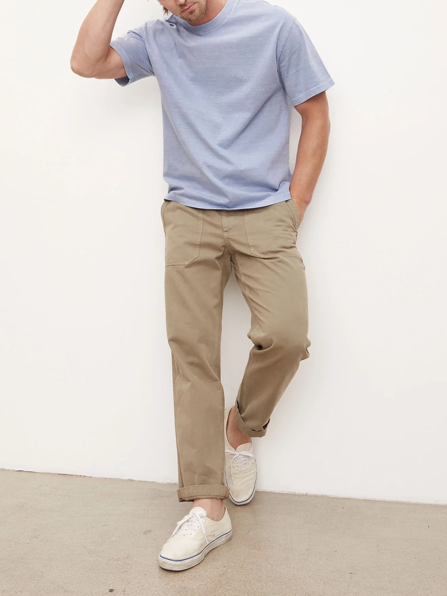 Men's Drop Shoulders Cotton T-Shirt