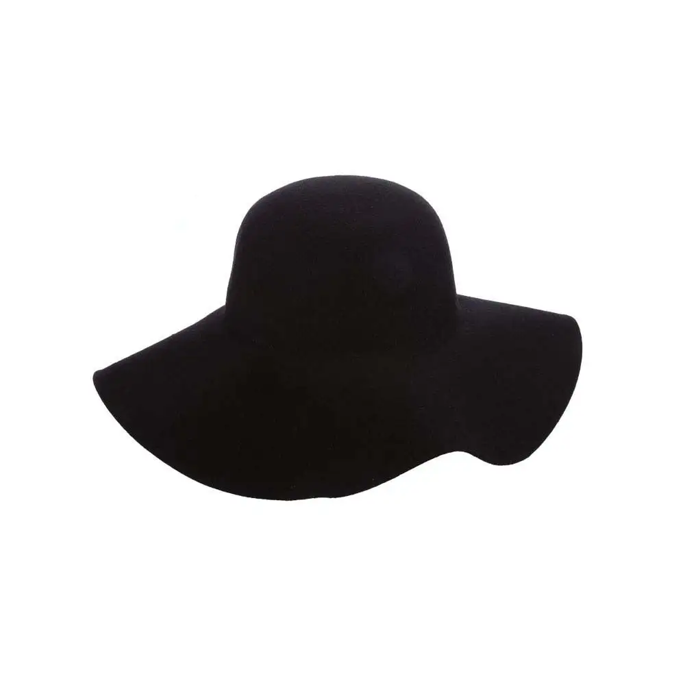 Women’s Travel Wool Felt Round Crown Hat