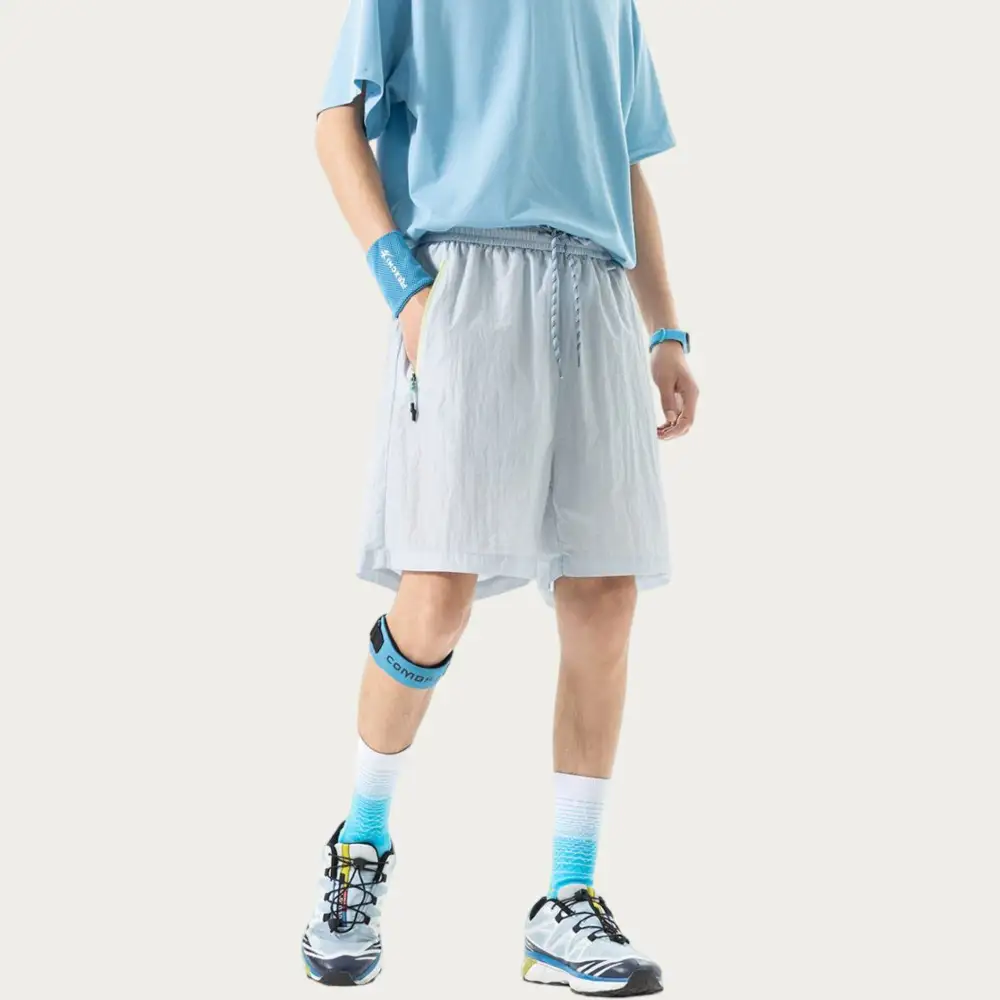 Relaxed Drawstring Pocketed Lightweight Men's Athletic Shorts
