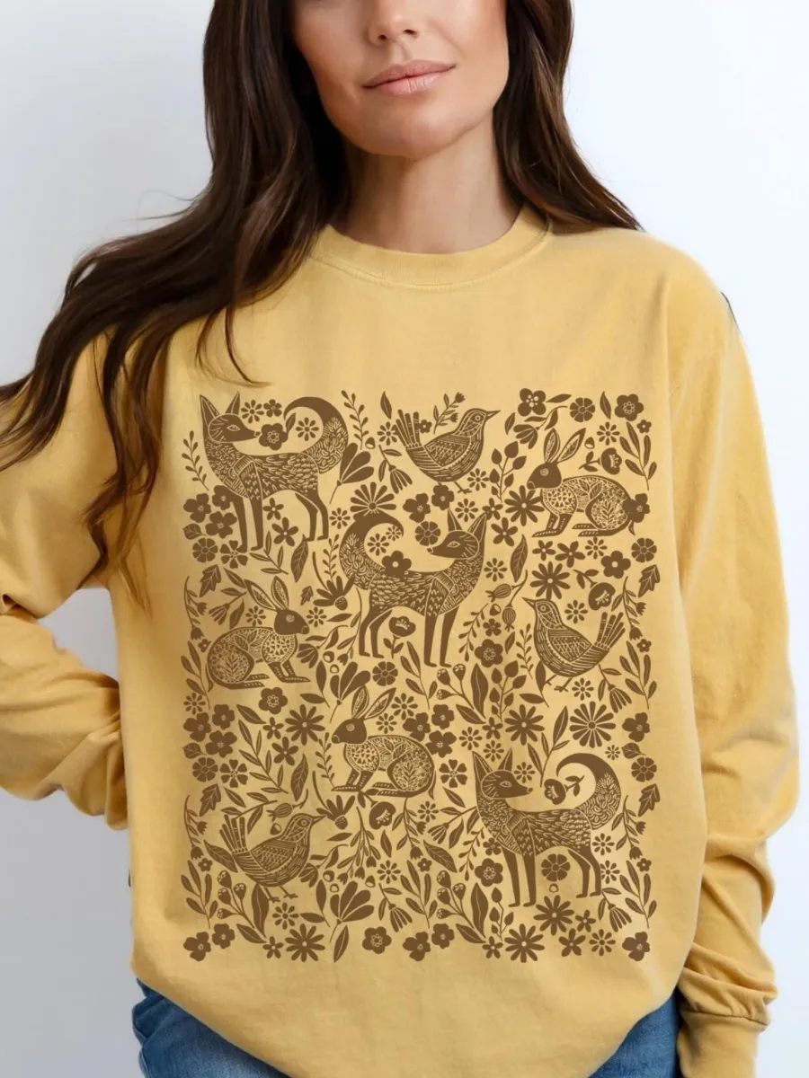 Retro Forest Animal T-Shirt