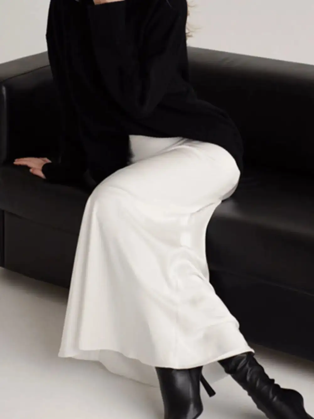 Casual Comfort Waisted Skirt