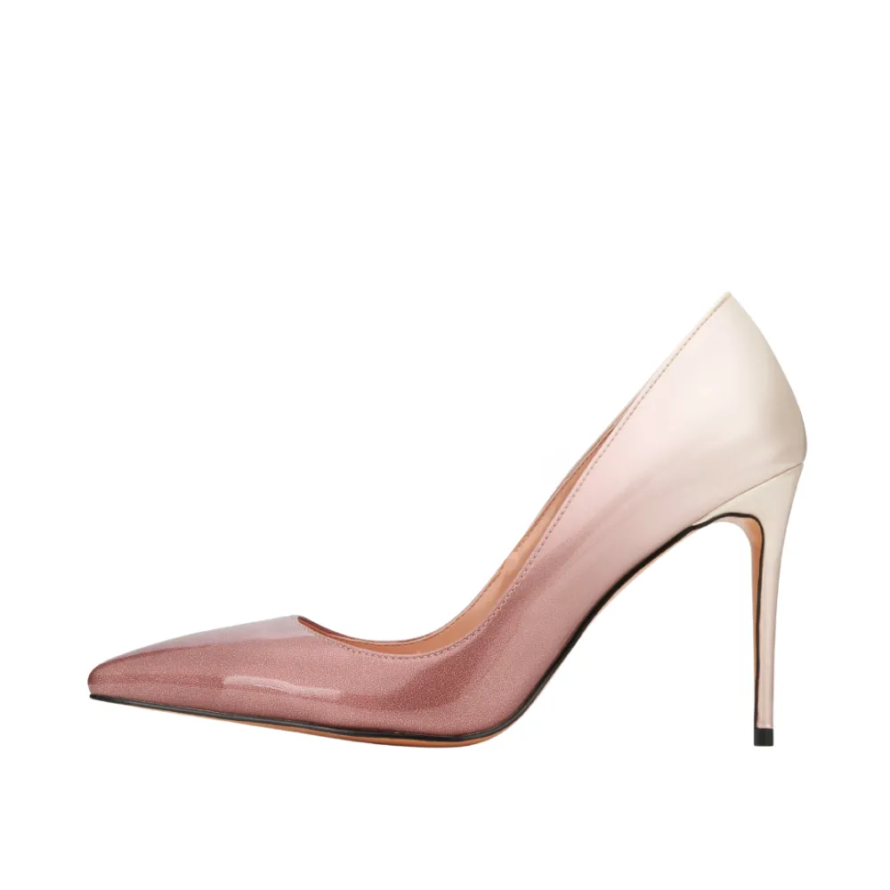 Classic Faux Leather Stiletto Pumps