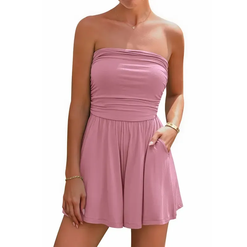 Summer Women's Strapless Bodysuit