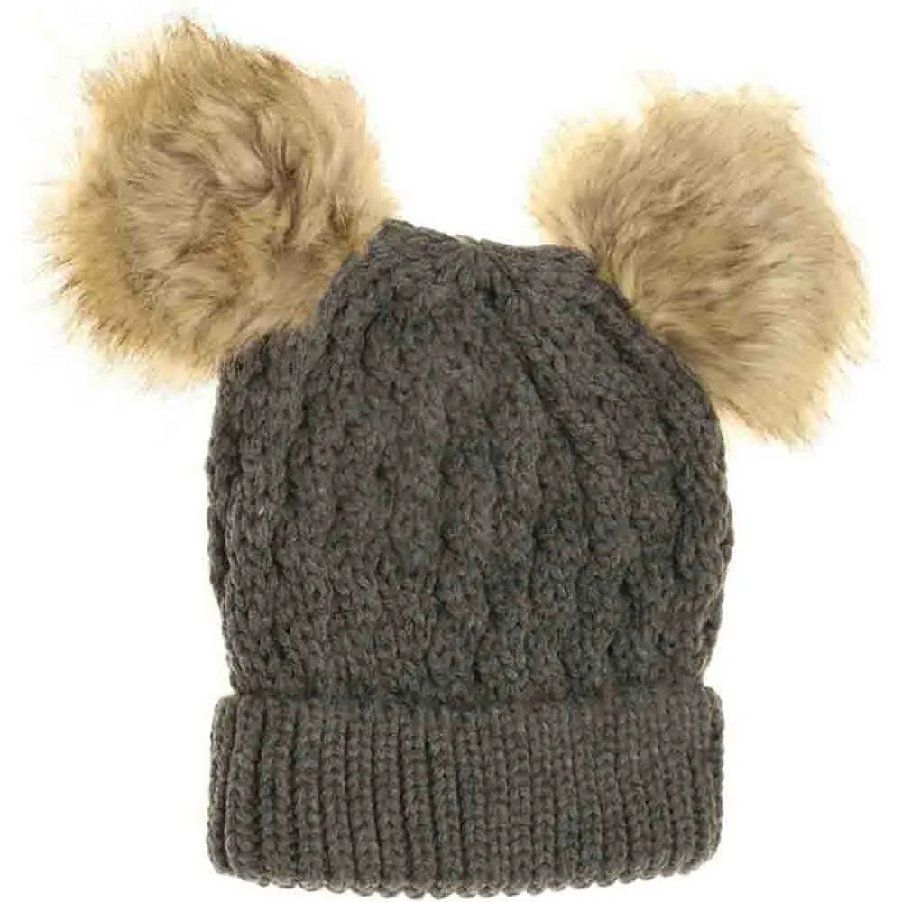 Casual Knit Pom Beanie