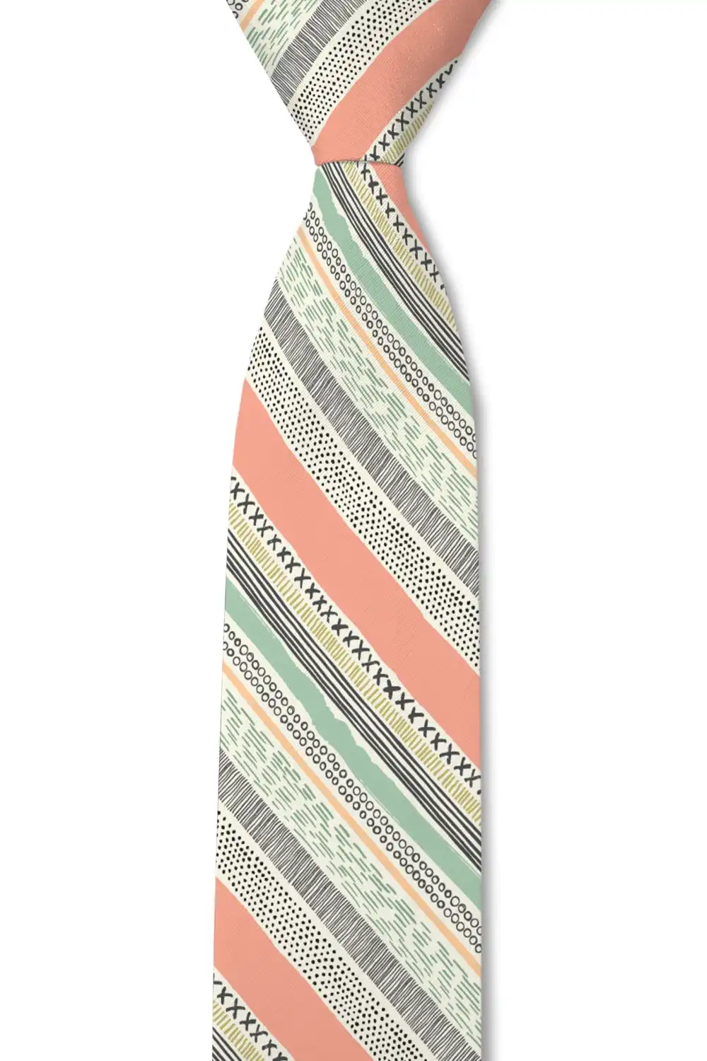 Smart Geometric Pattern Necktie