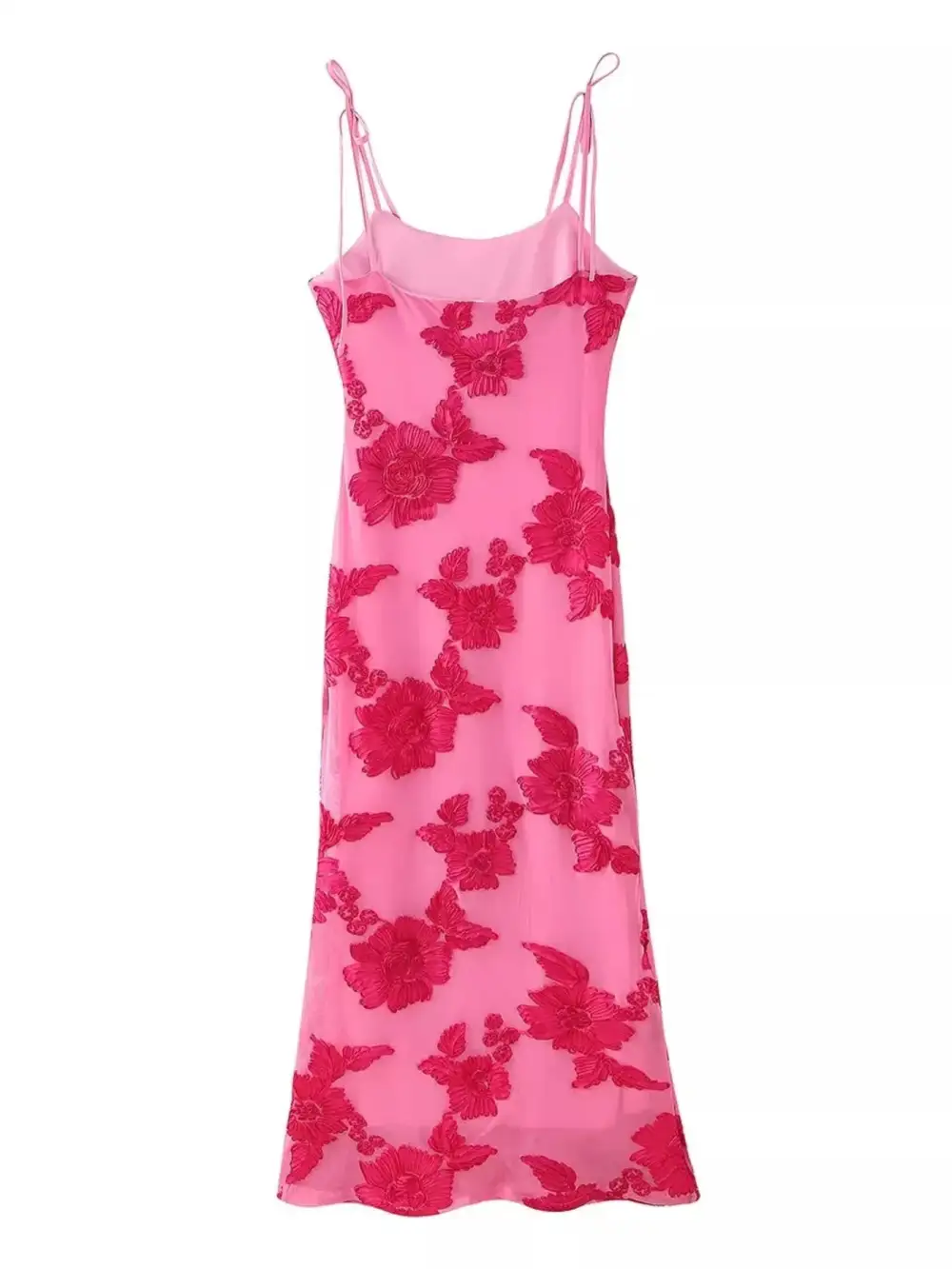 Balanced Detail Floral Maxi Dress