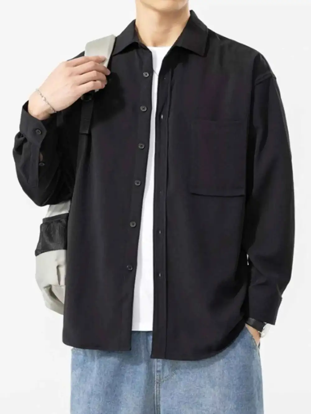 Everyday Button Up Long Sleeve Shirt