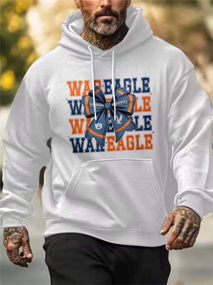 Men'S Wareagle Simple Loose Pockets Hoodie