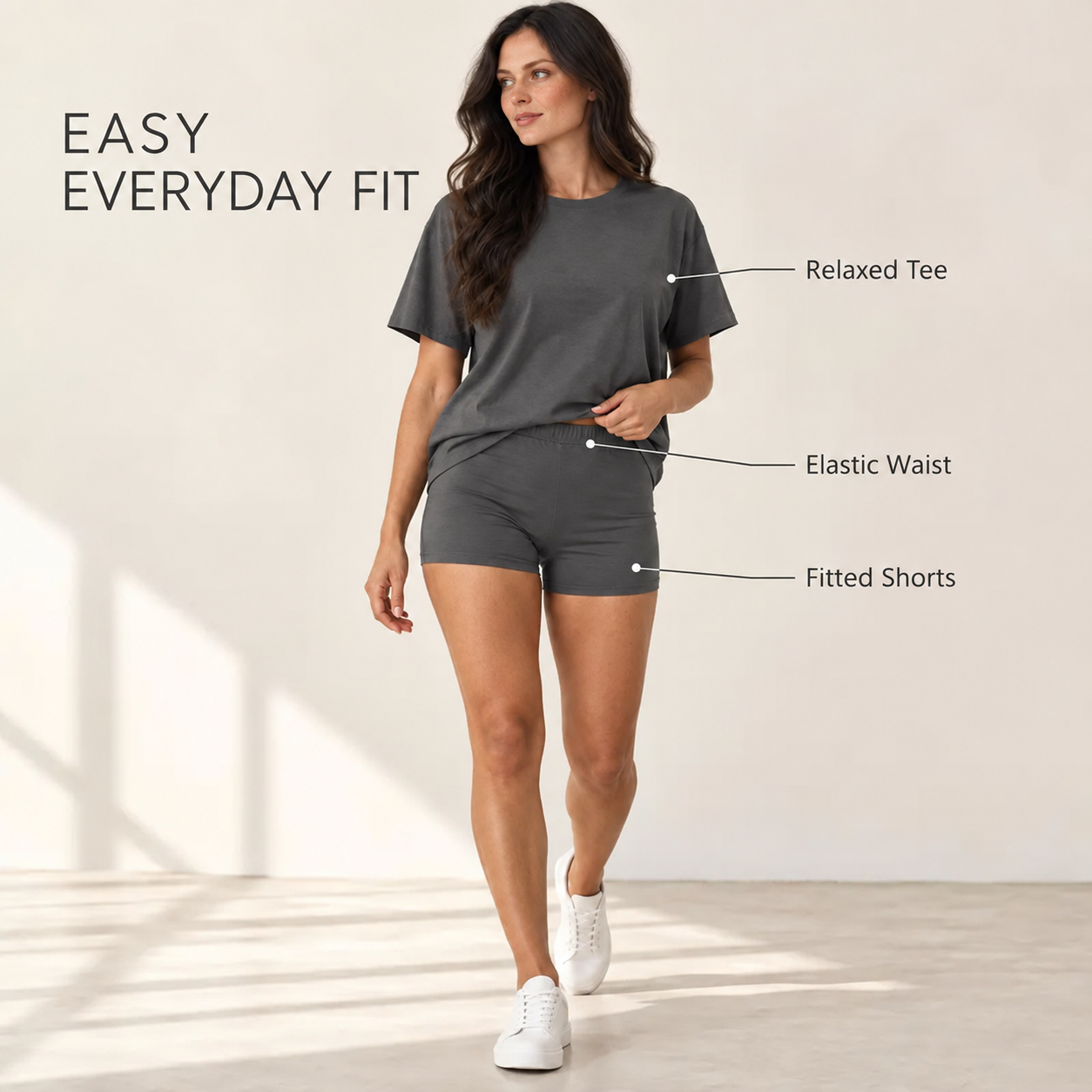 Women’s Two Piece Shorts Lounge Set(X5)