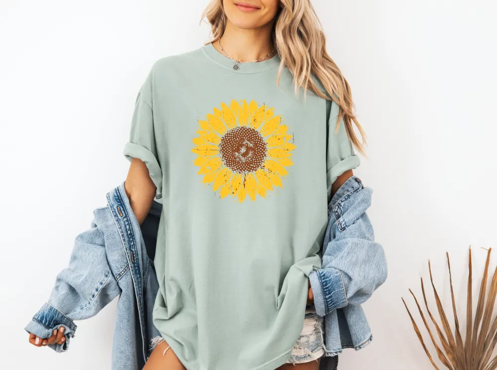 Sunflower Graphic Garment Dyed Tee