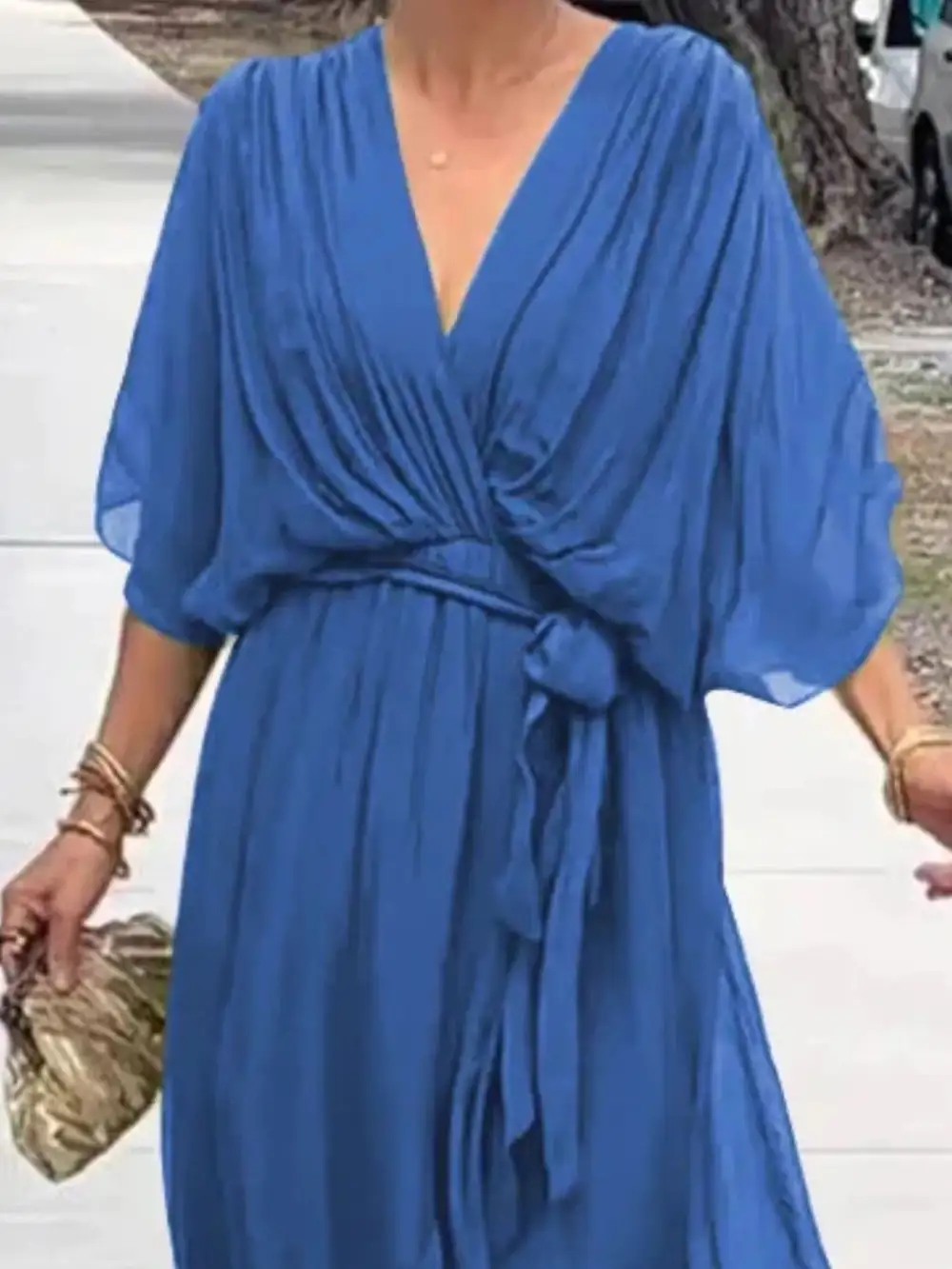 Easy Fit Midi Clean Line Dress