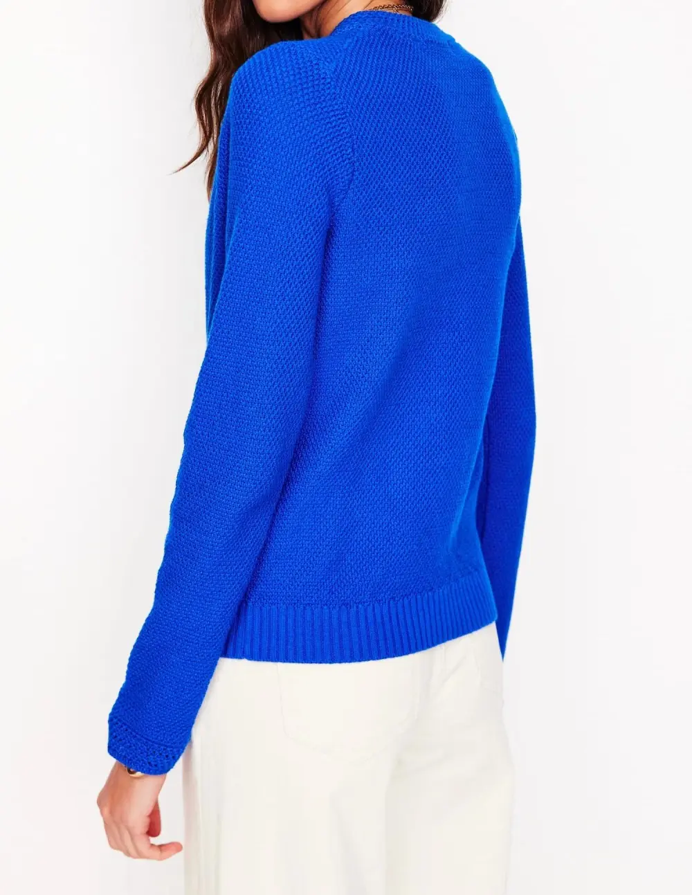 Gallery Blue Trim Cardigan