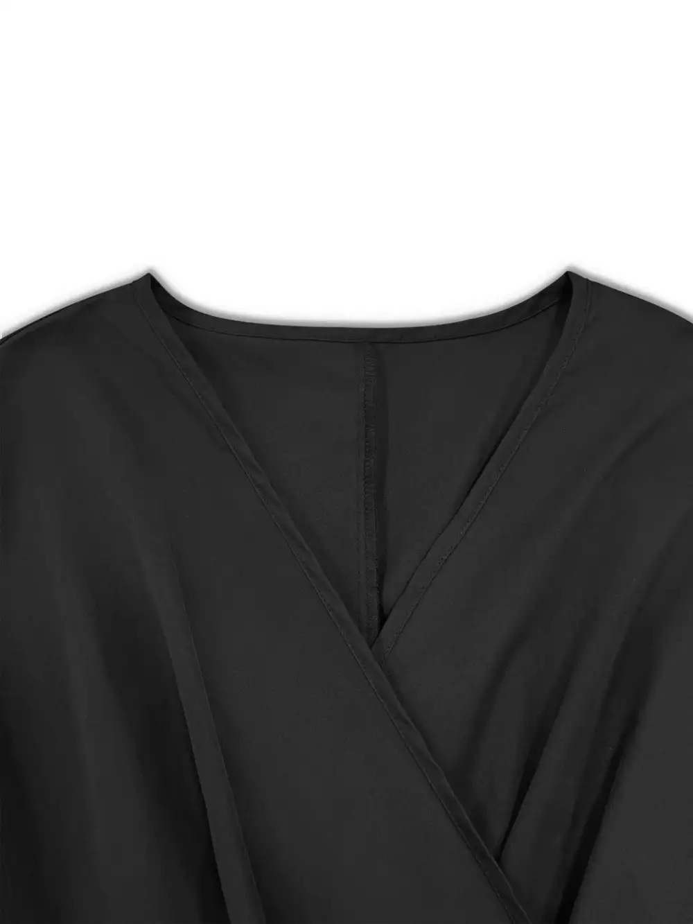 Wrap Long Sleeve Mini Dress