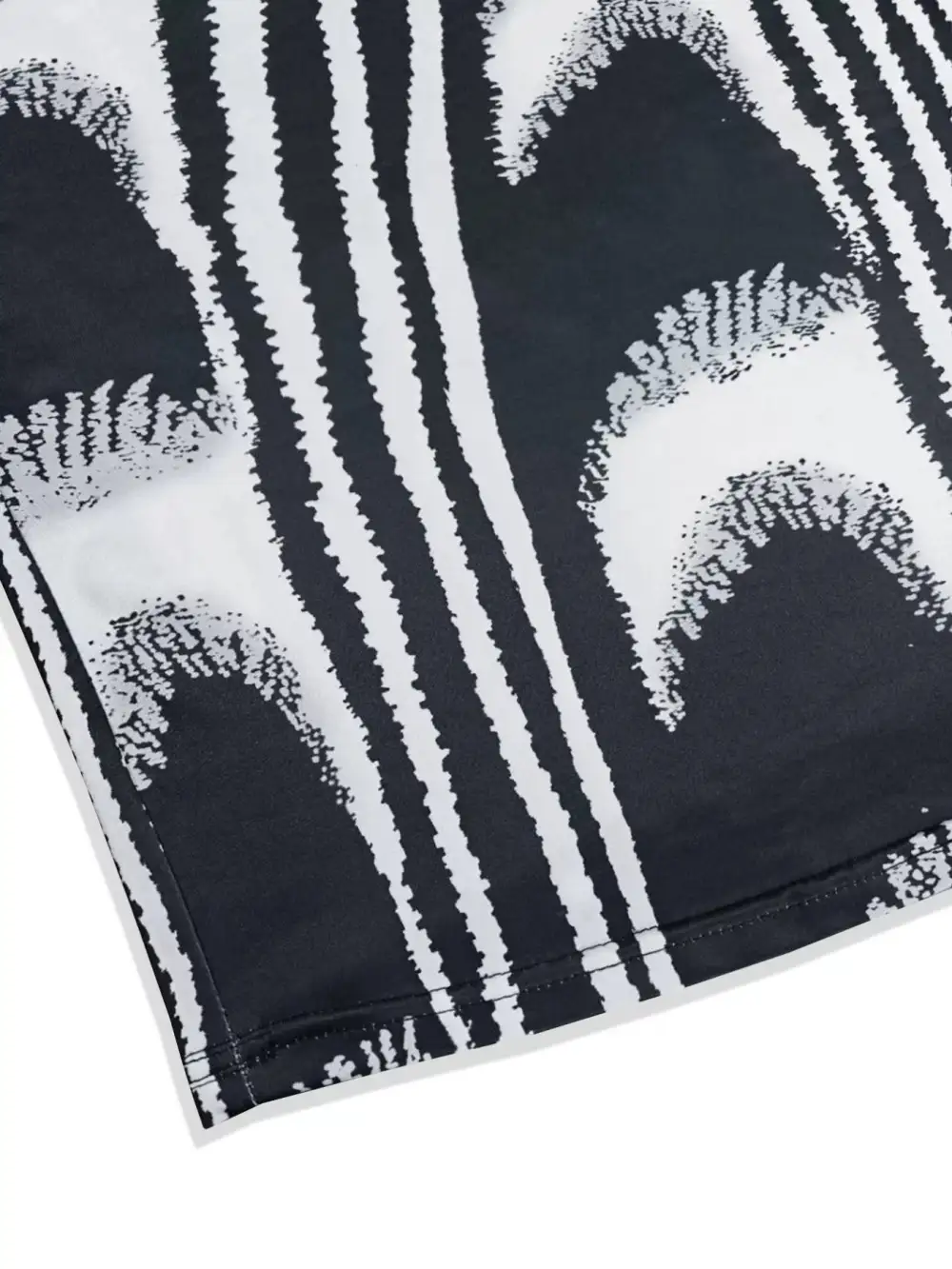 Abstract Print Sleeveless Maxi Dress