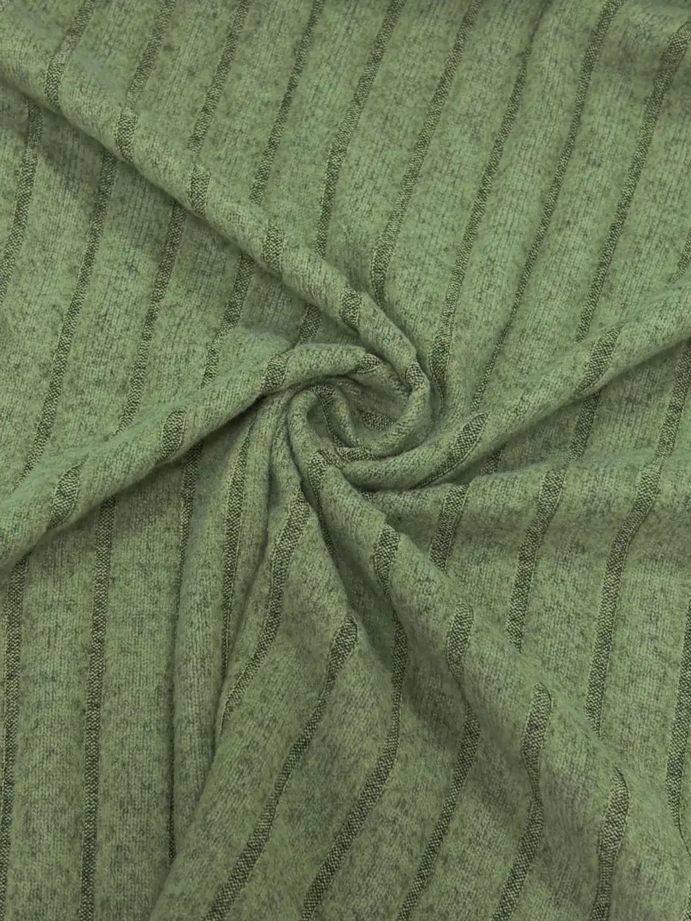 Ribbed Knit A-Line Midi Dress